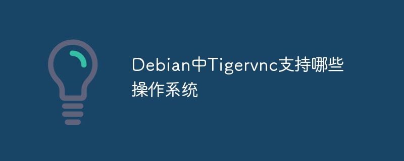 Debian中Tigervnc支持哪些操作系统(操作系统,支持,Debian,Tigervnc....)