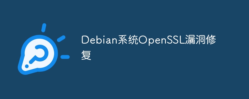 Debian系统OpenSSL漏洞修复(漏洞,修复,系统,Debian,OpenSSL....)